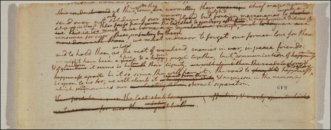 Declaration of Independence fragment